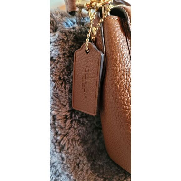 Coach Jade Shoulder Bag With Daisy Applique - Picture 7 of 8
